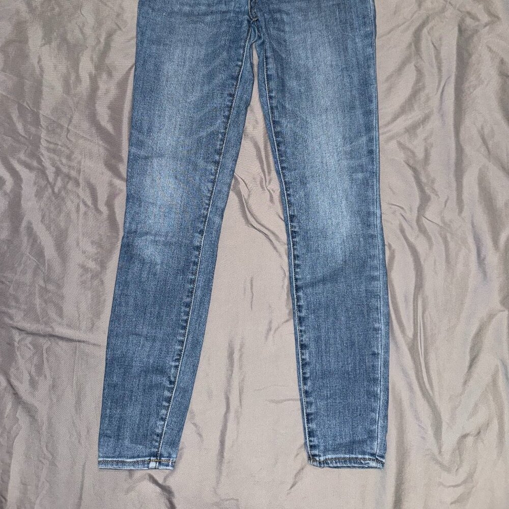 Pilcro by Anthropologie High Rise Legging Jeans Size 27 Light Wash